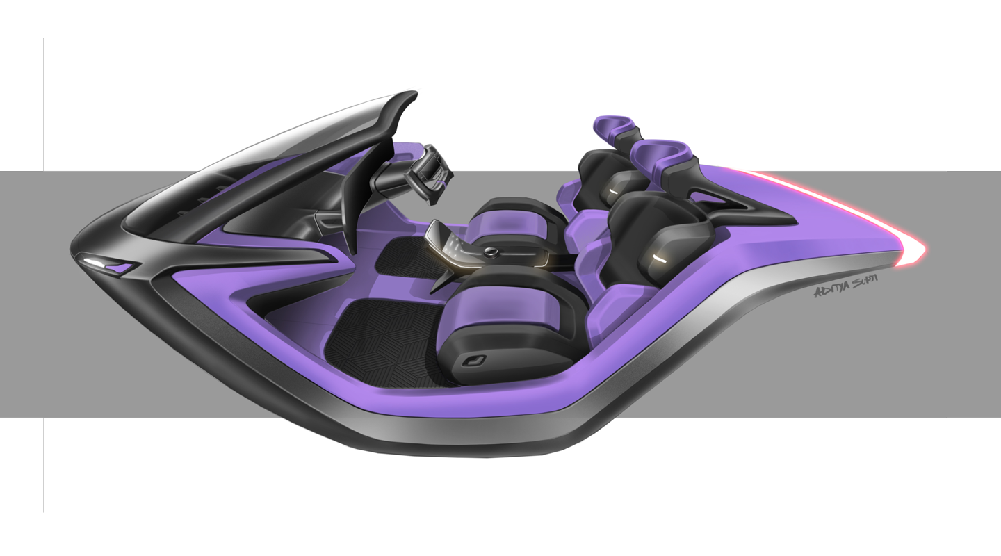 TD425 design sketches and geometry studies